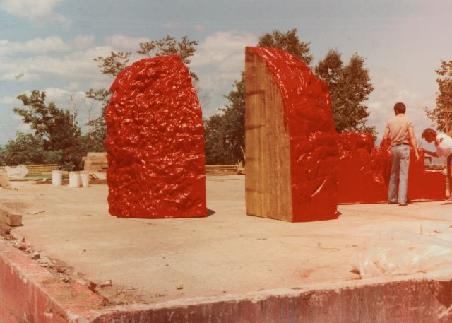 Photo inconnue, 1984, coll. Est-Nord-Est, résidence d'artistes.