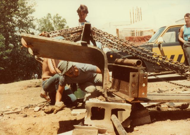 Photo inconnue, 1984, coll. Est-Nord-Est, résidence d'artistes.