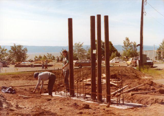 Photo inconnue, 1984, coll. Est-Nord-Est, résidence d'artistes.