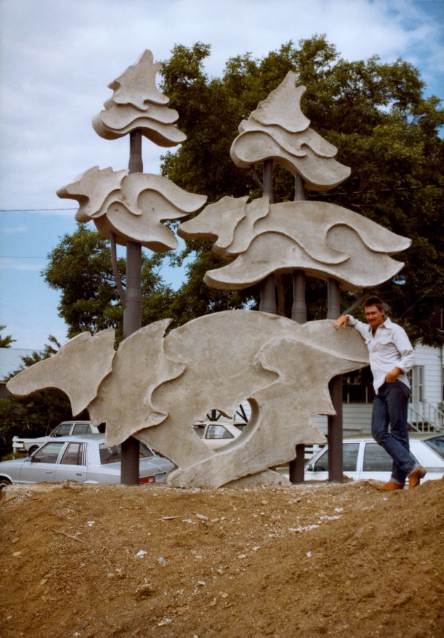 Photo inconnue, 1984, coll. Est-Nord-Est, résidences d'artistes