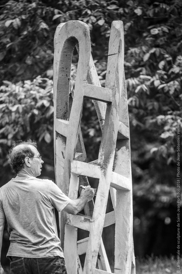 Photo Jean-Sébastien Veilleux, 2018, coll. Biennale de sculpture.