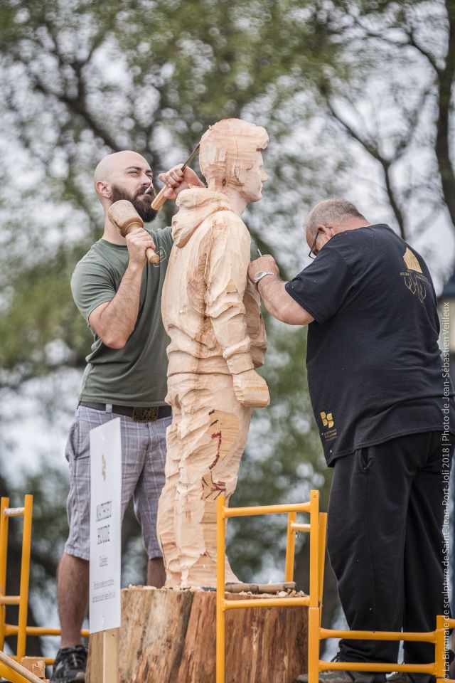 Photo Jean-Sébastien Veilleux, 2018, coll. Biennale de sculpture.